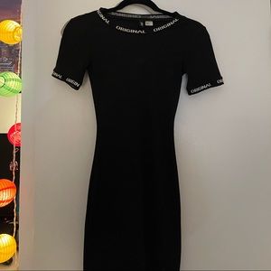 Black body on mini dress